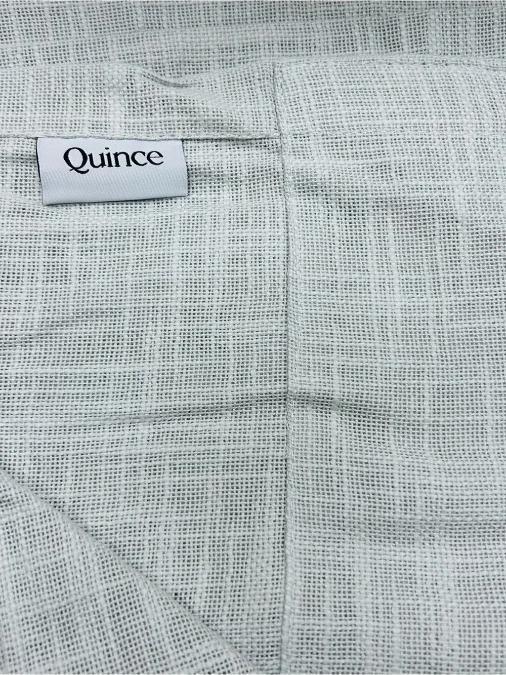 NWT QUINCE Set Of 2 48x84 Cotton Sheer Curtains Cloud 0168